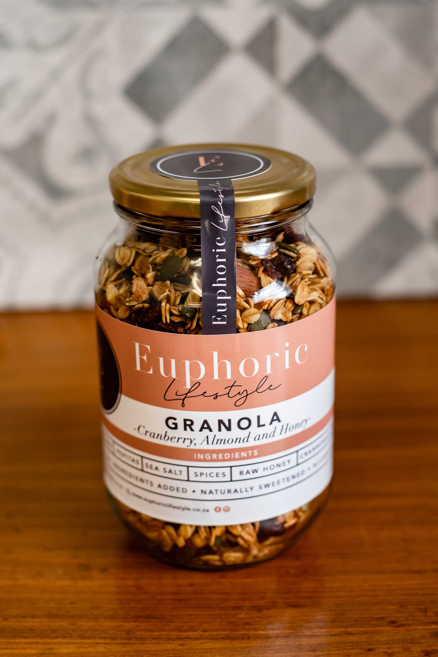 Cranberry & Almond Granola 500g Jar