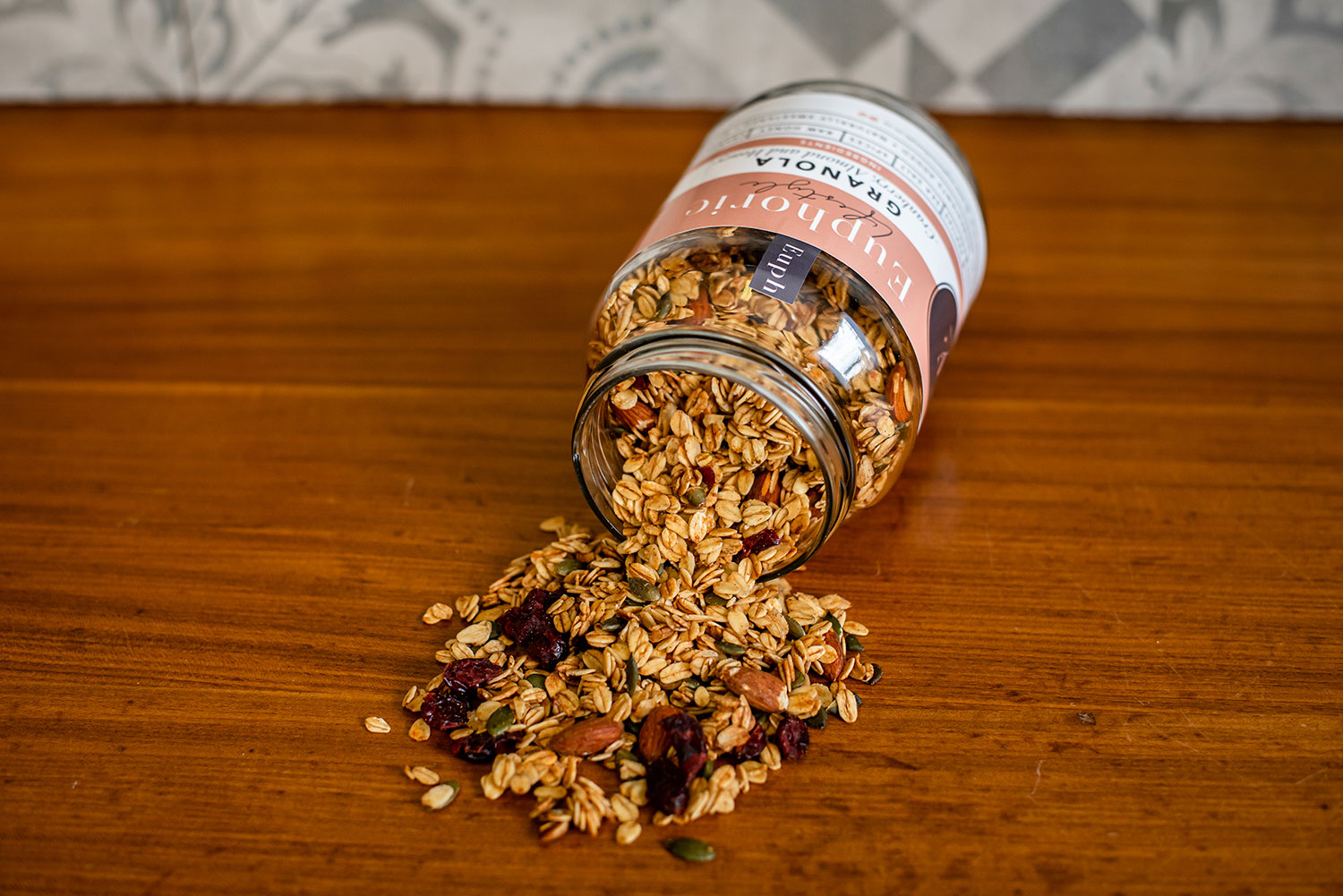 Cranberry & Almond Granola 500g Jar - Image 2
